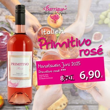 Primitivo Rosé - Monatswein